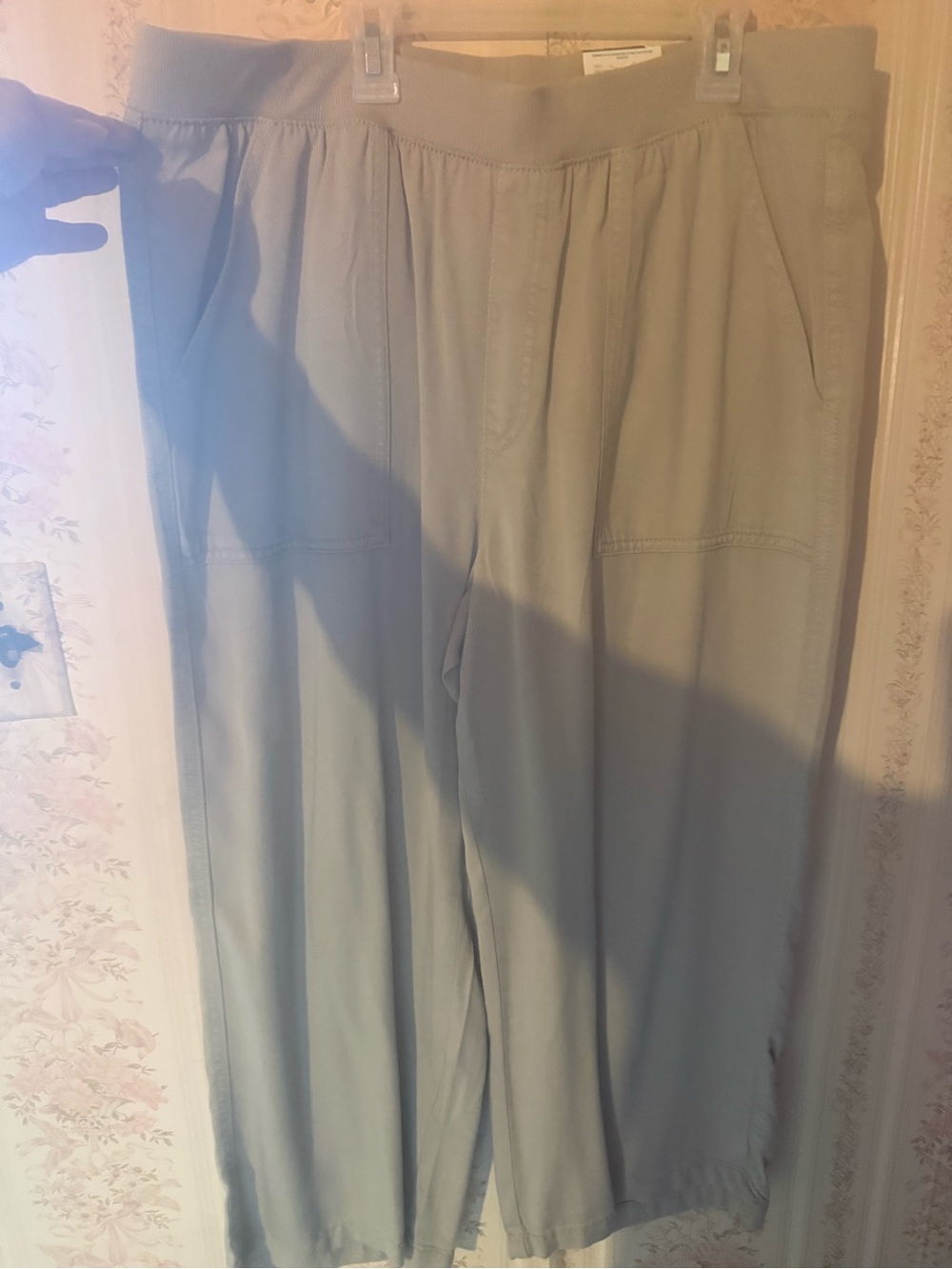 St. John's Bay Women's Wide-Leg Pants — Light Taupe